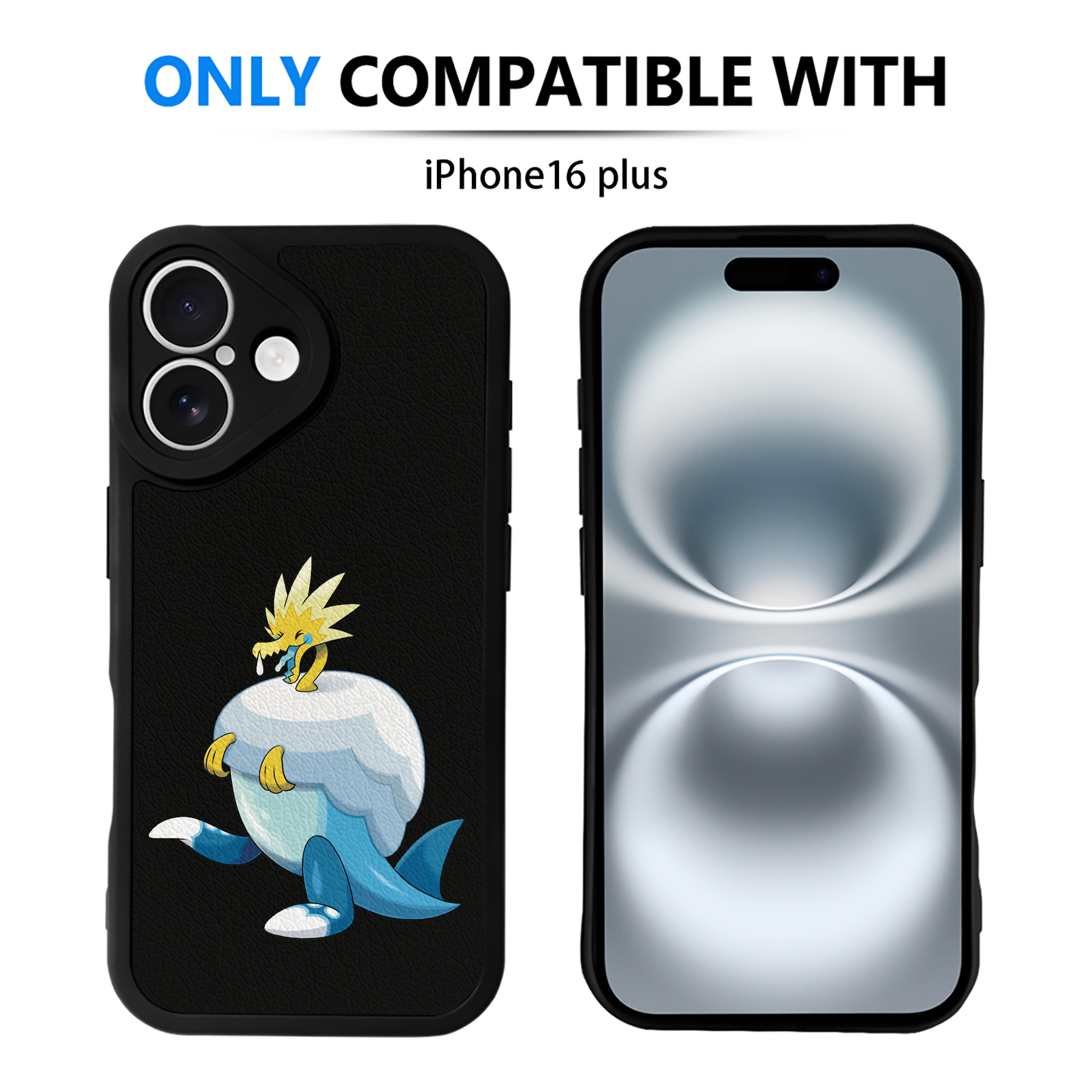 （画像用） ポケットモンスター Pokémon 【iPhone 16シリーズ対応】シリコンスマホケース（レザー調） 材質：シリコン